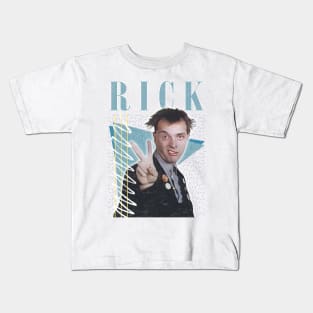 Rick // The Young Ones \\ 80s Retro Fan Artwork Design Kids T-Shirt